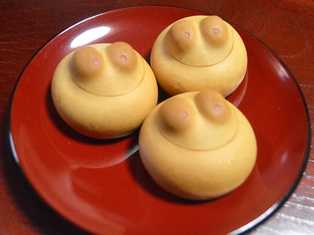 カエルまんじゅうの写真