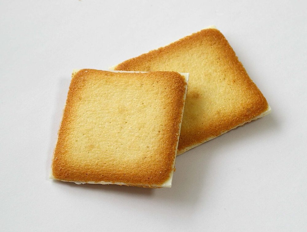白い恋人の写真